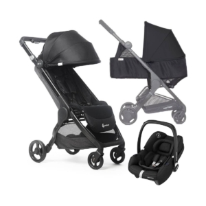 Ergobaby 3in1 Metro+ Compact City Travel System-Black (2021)