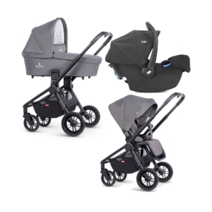 Venicci Turisso 3-in-1 Travel System-Rock Grey