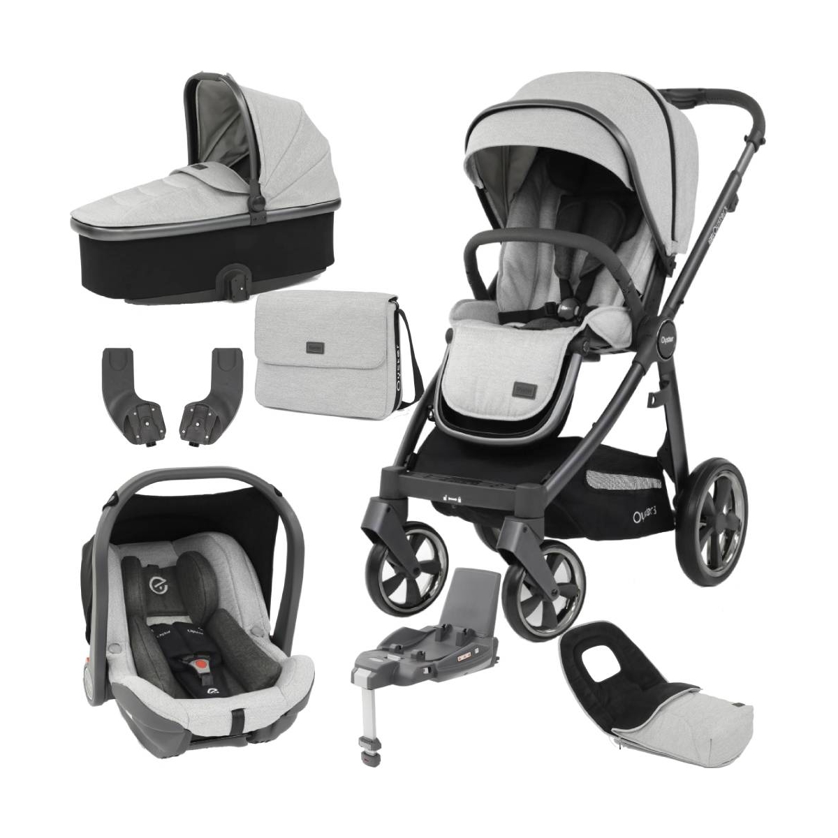 oyster 3 travel system buggy board