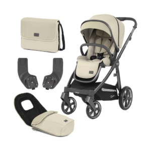 BabyStyle Oyster 3 City Grey Special Edition Stroller-Vanilla (N