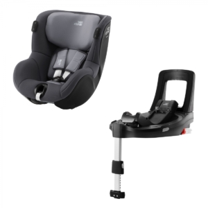 Britax DUALFIX iSENSE Group 0+/1 Car Seat + Base Bundle-Midnight