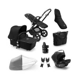 Bugaboo Cameleon 3 Plus Ready to Go 7 Piece Bundle-Black/Black