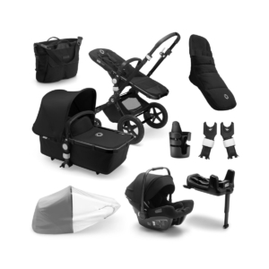 Bugaboo Cameleon 3 Plus Ready to Go Further 8 Piece Bundle-Black