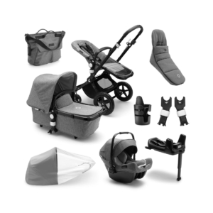 Bugaboo Cameleon 3 Plus Ready to Go Further 8 Piece Bundle-Black