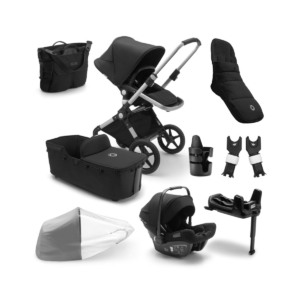 Bugaboo Lynx Ready to Go Further 8 Piece Bundle-Aluminium/Black