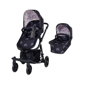 Cosatto Giggle Quad Pram and Pushchair-Night Rainbow