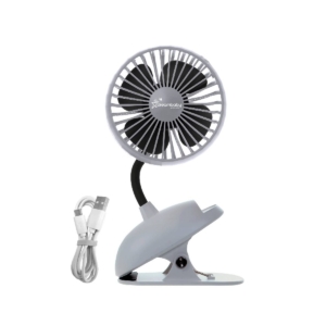 Dreambaby Rechargeable USB Clip on Fan-Grey (2021)