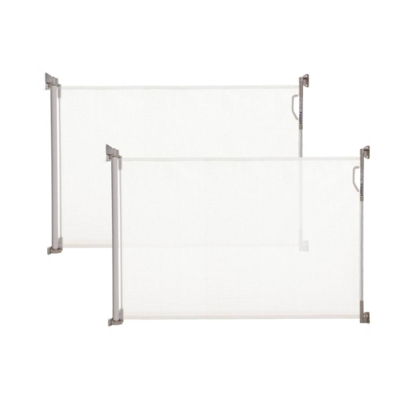 Dreambaby Retractable Relocated Mesh Saftey Gate-White (2021)