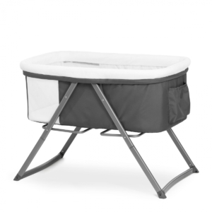 Hauk Dreamer Bedside Crib- Grey (2021)