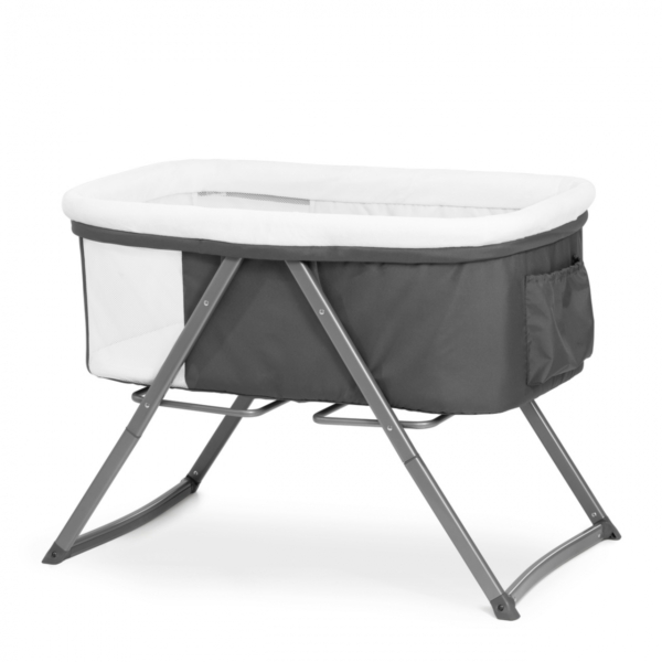 Hauk Dreamer Bedside Crib- Grey (2021)