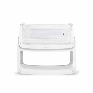 SnuzPod4 Bedside Crib with Mattress-White