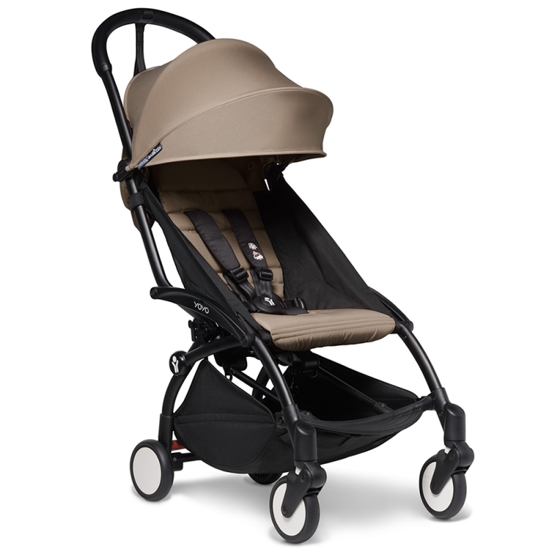 BABYZEN YOYO 2 Black Frame 6+ Stroller-Taupe (New) - Everything Baby