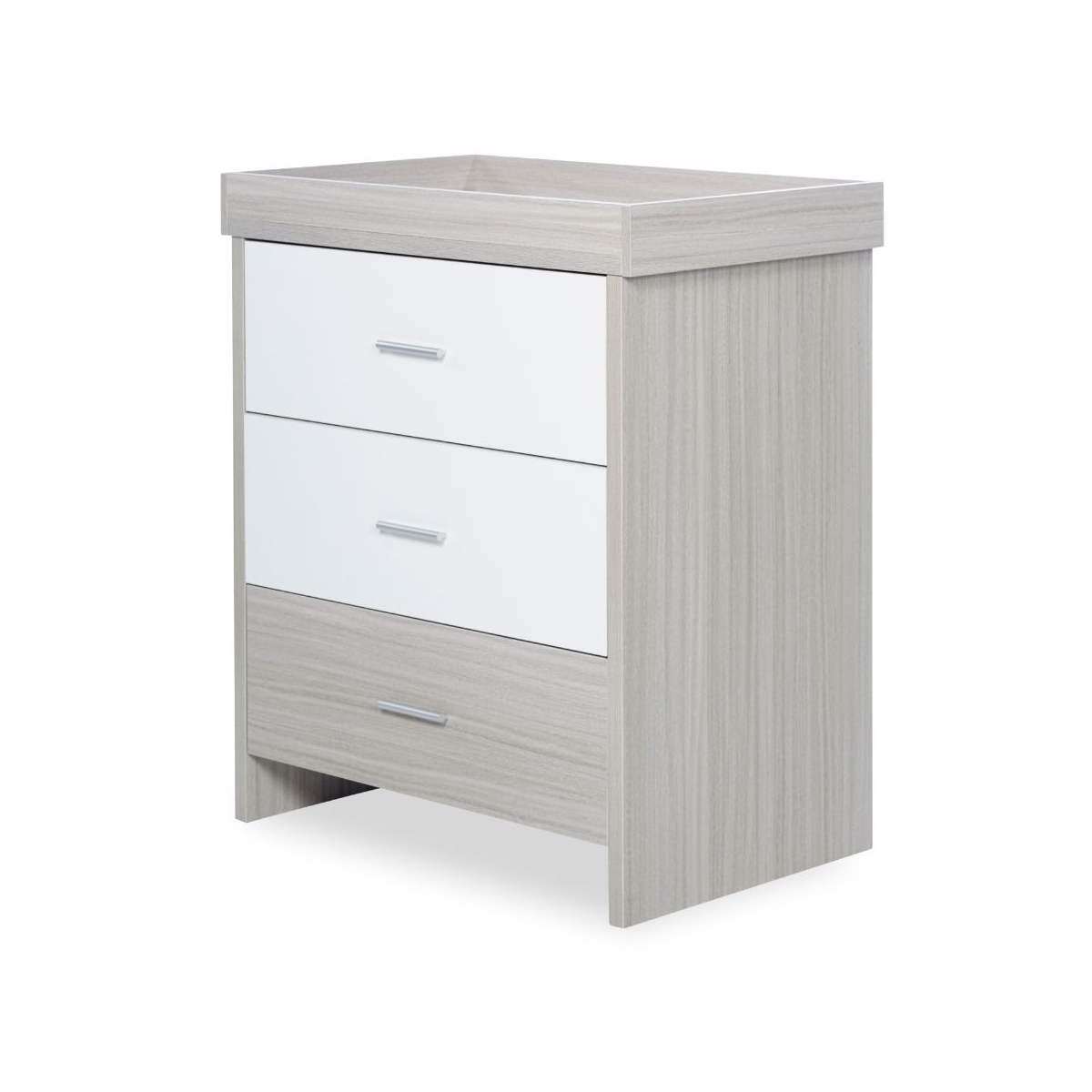 Ickle Bubba Pembrey Changing Unit/Chest-Ash Grey & White Trend