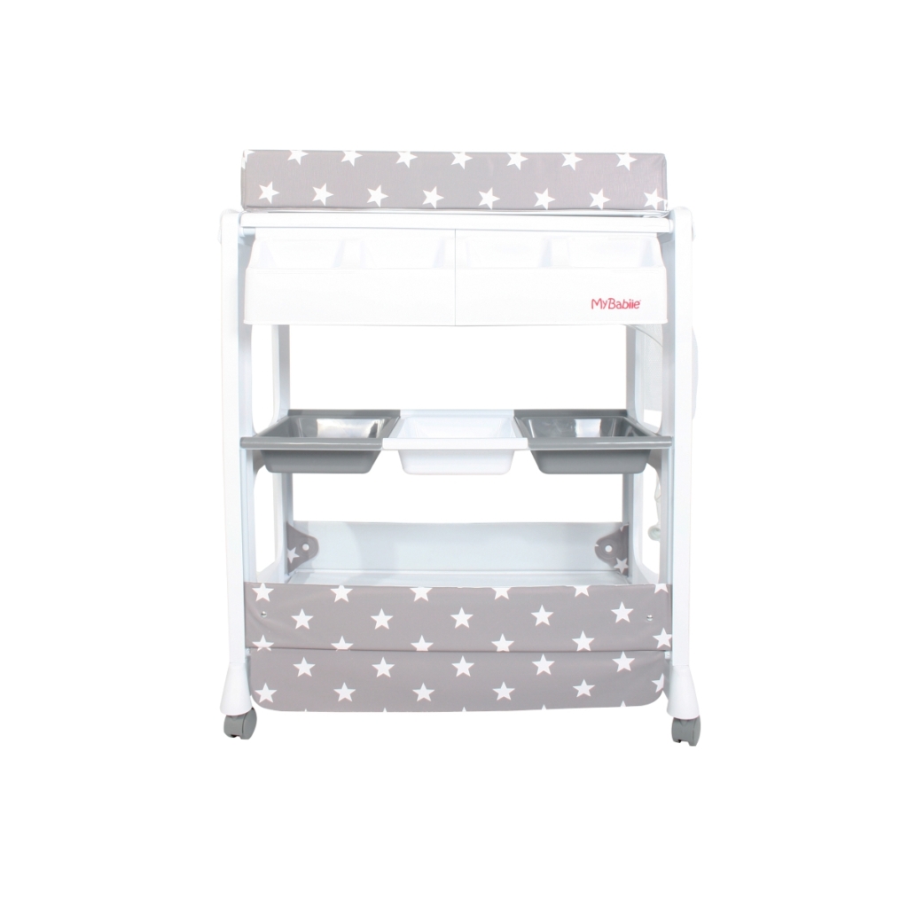 My Babiie Grey Stars Baby Bath And Changing Unit (MBCHGS) Everything Baby