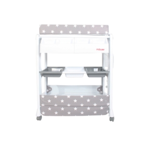 My Babiie Grey Stars Baby Bath And Changing Unit (MBCHGS)