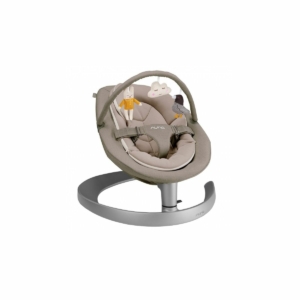 Nuna Leaf Grow With Toy Bar-Biscotti