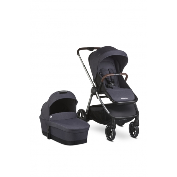 Easywalker Rudey Pushchair & Carrycot - Mineral Grey