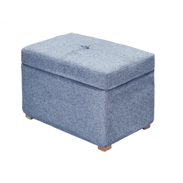 Gaia Serena Footstool-Ocean