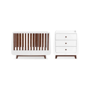 SnuzKot Luxe 2 Piece Nursery Furniture Set-Espresso