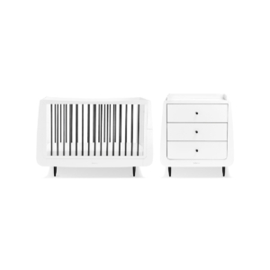 SnuzKot Skandi 2 Piece Nursery Furniture Set-Mono