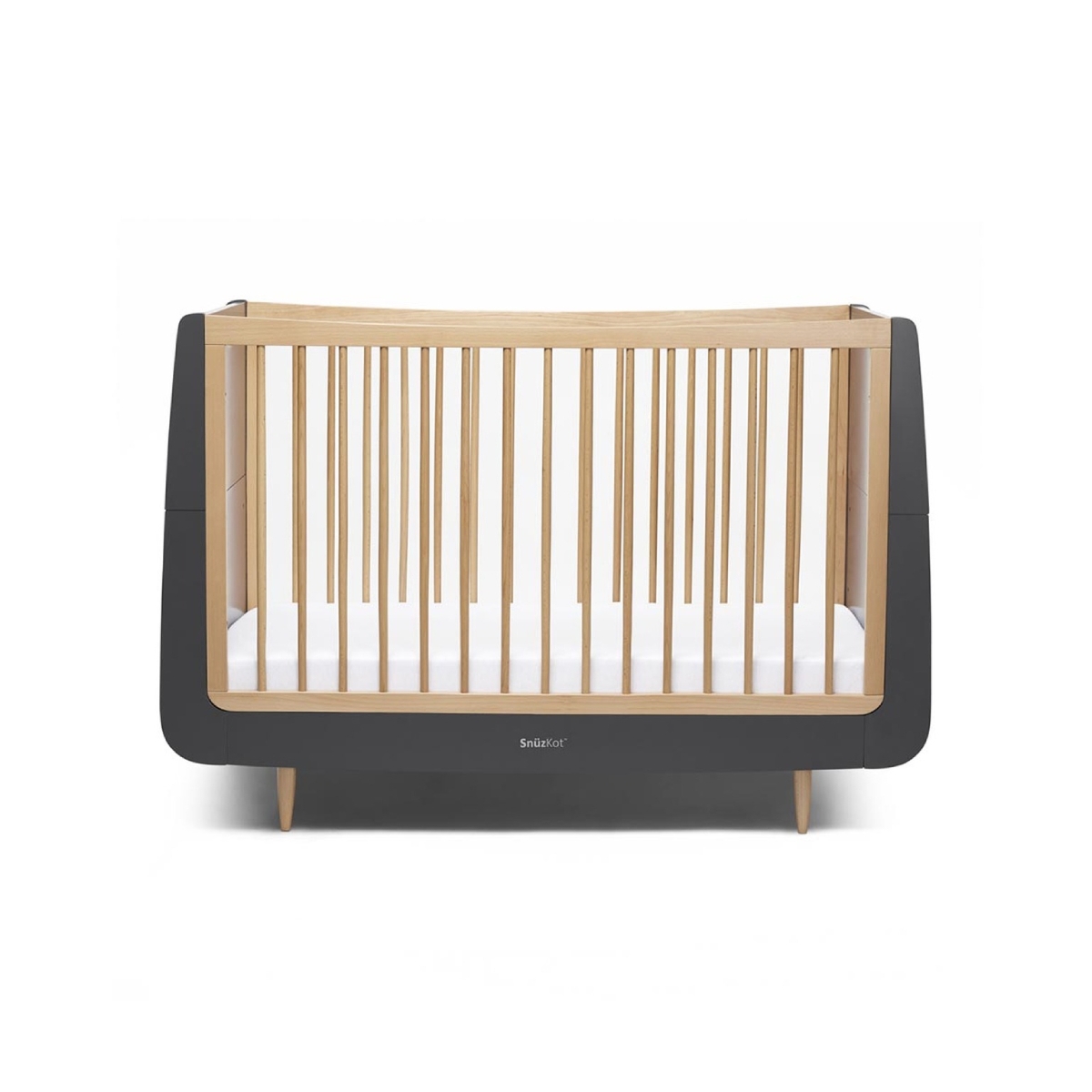 SnuzKot Skandi Cot Bed–Slate Natural