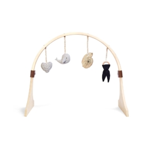 The Little Green Sheep Curved Baby Play Gym & Charms Set-Ocean W