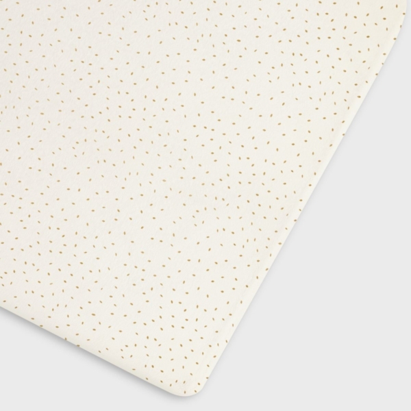 The Little Green Sheep Organic Cot & Cot Bed Fitted Sheet-Linen