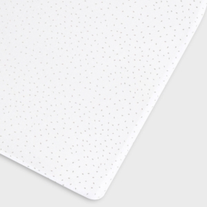 The Little Green Sheep Organic Cot & Cot Bed Fitted Sheet-White
