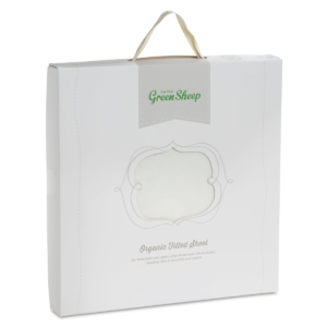 The Little Green Sheep Organic Cotton Cot Fitted Sheet to fit St