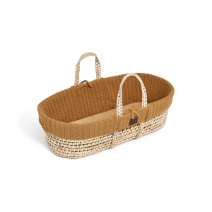 The Little Green Sheep Organic Knitted Moses Basket & Mattress-H