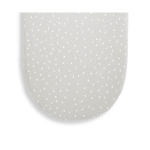 The Little Green Sheep Organic Moses Basket Fitted Sheet-Dove Ri