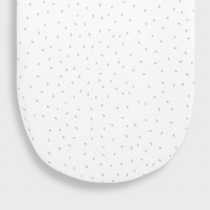 The Little Green Sheep Organic Moses Basket Fitted Sheet-White R