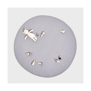 The Little Green Sheep Quilted Baby Playmat-Grey