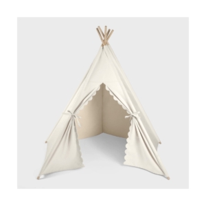 The Little Green Sheep Teepee Play Tent-Linen