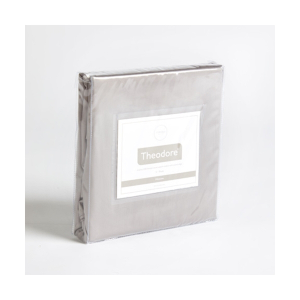 The THEODORE C Shaped Pregnancy Pillow Pillowcase-Grey
