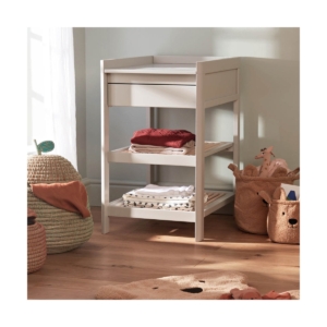 Troll Lukas Changing Table-Grey/Natural