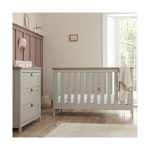Tutti Bambini Verona 2 Piece Room Set-Dove Grey/Oak