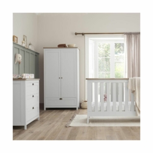 Tutti Bambini Verona 3 Piece Room Set -White/Oak