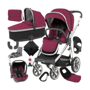 BabyStyle Oyster 3 Mirror Finish Ultimate Capsule Travel System-