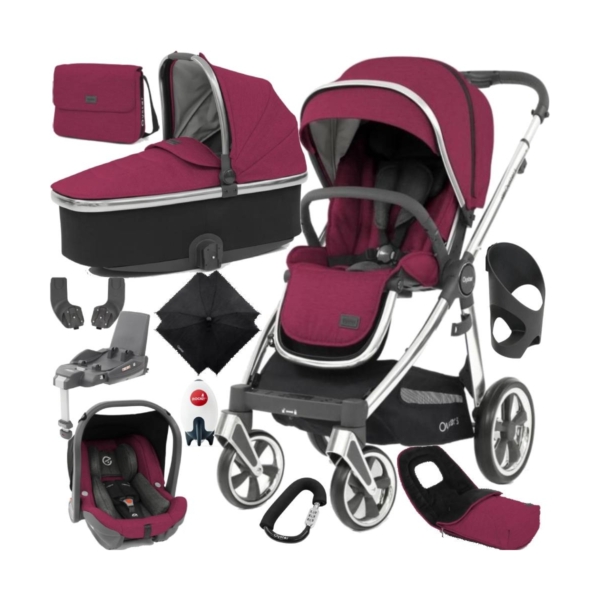 BabyStyle Oyster 3 Mirror Finish Ultimate Capsule Travel System-