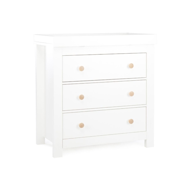 CuddleCo Aylesbury 3 Drawer Dresser & Changer-Ash