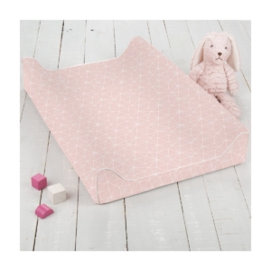 CuddleCo Bamboo Changing Mat - Pink Geo