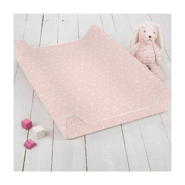 CuddleCo Bamboo Changing Mat - Pink Geo
