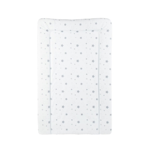 CuddleCo PVC Changing Mat-White Grey Stars