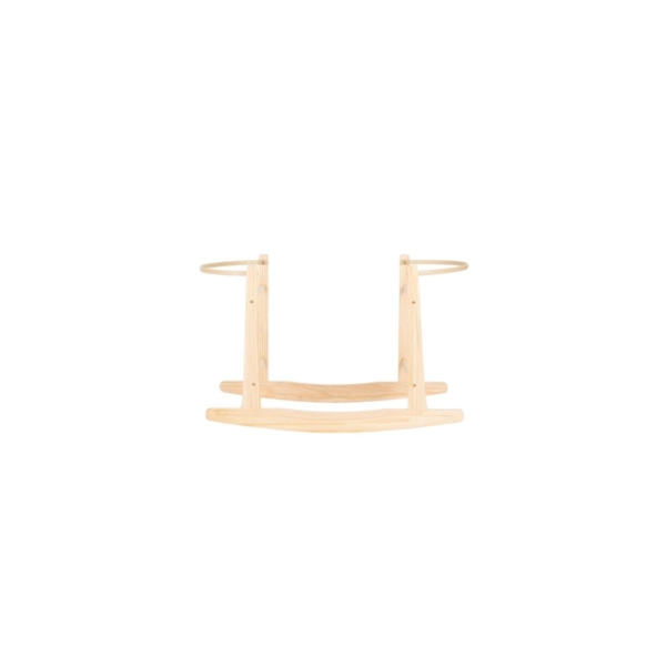 CuddleCo Rocking Moses Basket Stand-Natural