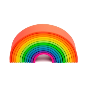 Dena 12 Piece Silicone Rainbow Toy-Neon