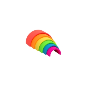 Dena Silicone 6 Piece Toy-My First Rainbow Neon
