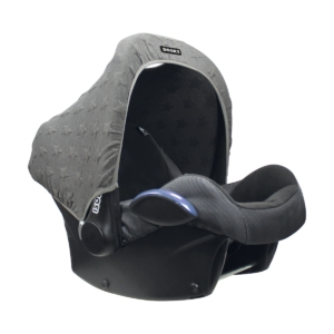 DOOKY Hoody Knitted Star-Grey Carseat Hood