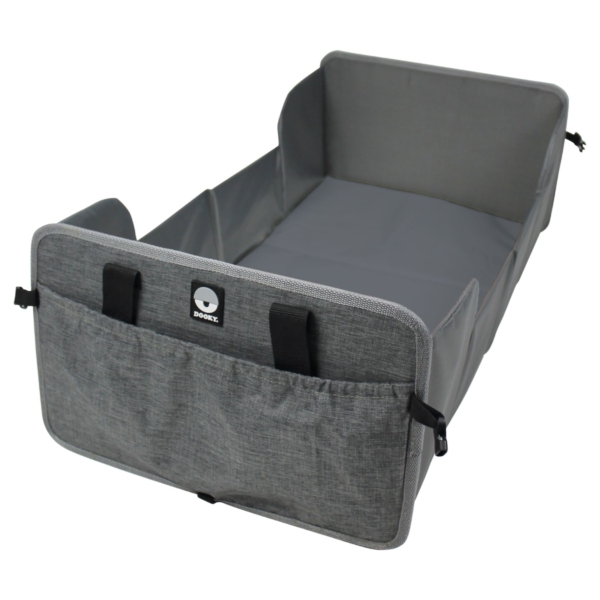 Dooky-Portable Travel Cot Grey
