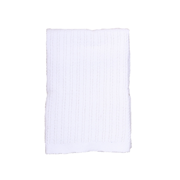 Hippychick Cellular Baby Blanket-Pure White